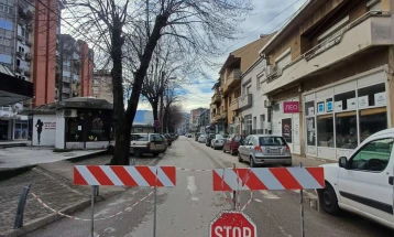 Привремен прекин на сообраќајот на дел од улицата „Димитар Влахов“ во Кочани