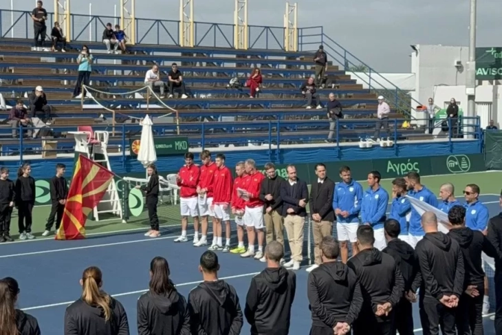 Дејвис куп: Кипар поведе со 2:0 во дуелот со македонската репрезентација