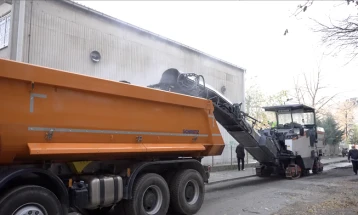 Времен сообраќаен режим во Чаир поради градежни работи