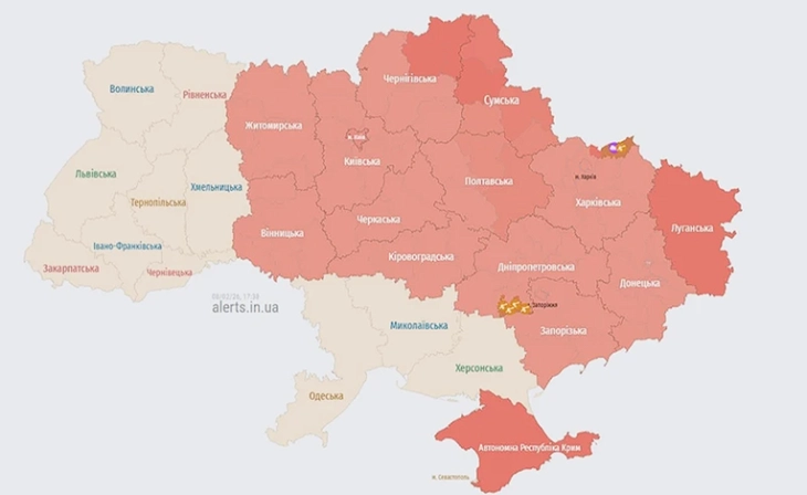 Русија го нападна Киев со балистички ракети