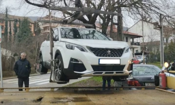 Изминатата седмица санкционирани 101 непрописно паркирано возило во Центар