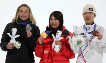 Murase completes golden Olympic snowboard Big Air double for Japan