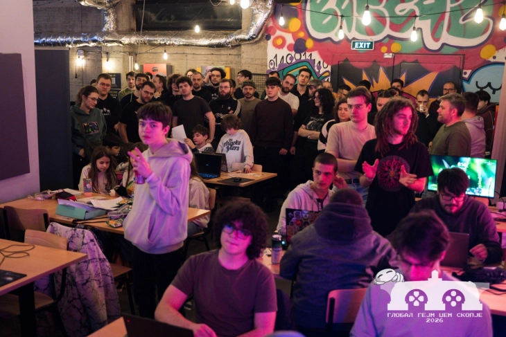 МГИ 14-ти пат организираше 48-часовен маратон во креирање видеоигри „Global Game Jam 2026 Skopje“