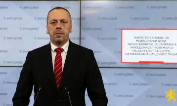 Петрушевски: ЈО да ги истражи индициите и меѓусебната поврзаност на Заев и Филипче со шверцот на медицинската марихуана