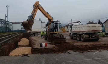 Почна да се гради спортска сала во Челопек, Општина Брвеница -  средствата се обезбедени од „унгарскиот кредит“