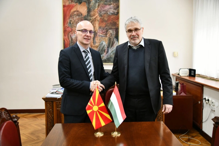 Nënkryetari i Kuvendit, Milloshoski në takim me ambasadorin hungarez