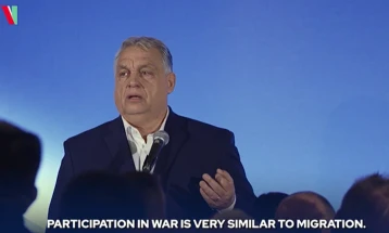 Орбан ја спореди војната во Украина со миграциите: Кога еднаш ќе влезете, нема излегување