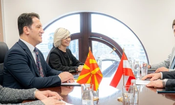 Takimi Sali – Pamer: Austria mbetet mbështetëse e fortë e perspektivës evropiane të Maqedonisë së Veriut