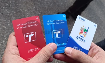 Воведени припејд дигитални картички за јавниот автобуски превоз во Тетово