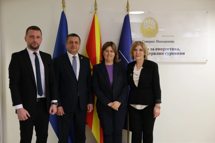 Божиновска на средби со меѓународни партнери за унапредување на енергетиката и рударството