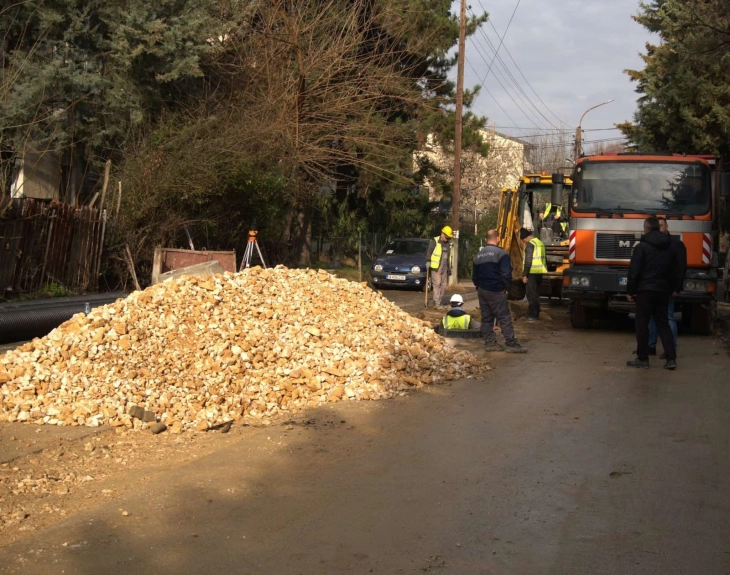 Општина Кисела Вода: Атмосферската канализација во Бирарија во завршна фаза