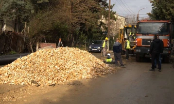 Општина Кисела Вода: Атмосферската канализација во Бирарија во завршна фаза