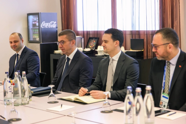 Мицкоски на средба со раководството на 4IG, пакет од 100 милиони евра инвестиции во телефонијата, вештачката интелигенција и енергетиката