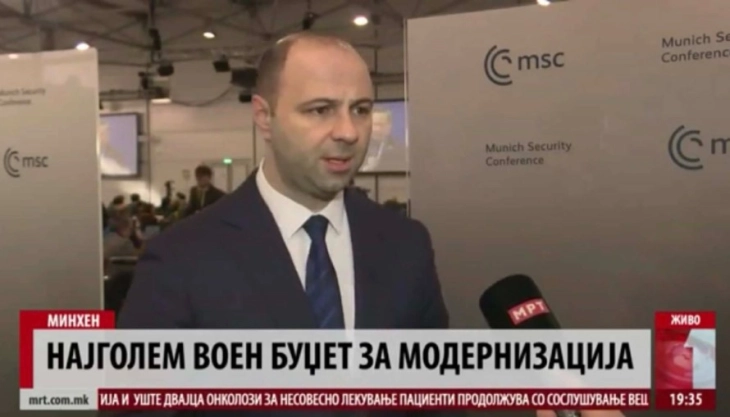 Мисајловски од Минхен: Историски најголем буџет за модернизација во одбраната, набргу нè очекуваат и многу нови договори