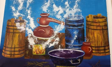 Изложба на дела на тема вино и лозарство во Демир Капија