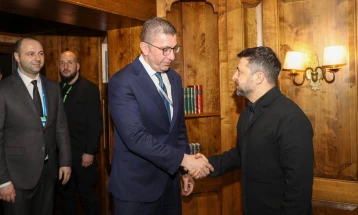 Средба Мицкоски-Зеленски: Само праведен мир носи стабилност и сигурна иднина за Европа