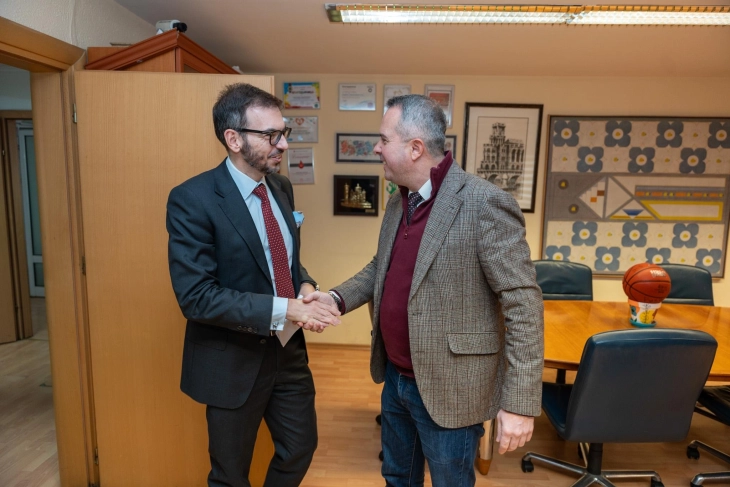 Герасимовски со Палминтери: Центар ги зајакнува соработката и размената на искуства со Италија за ефикасна локална самоуправа