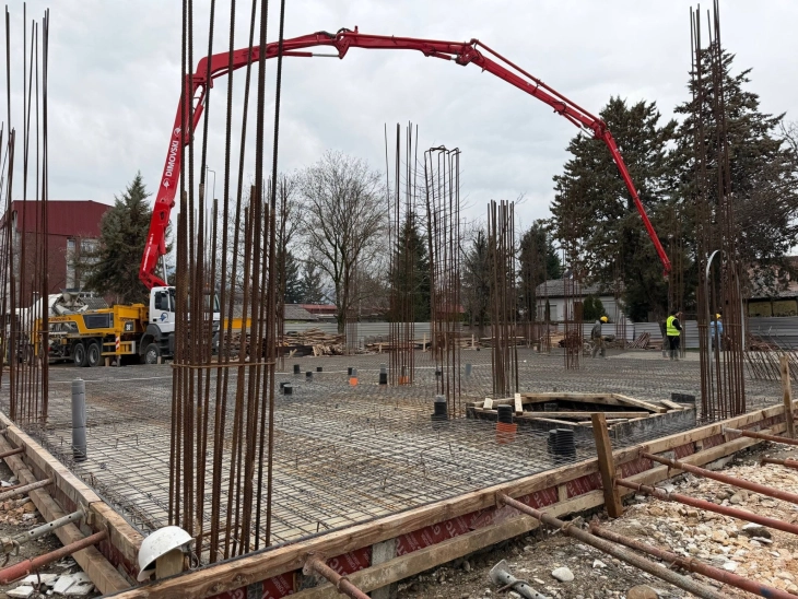 Општина Ѓорче Петров: Изградбата на новата детска градинка во населбата Дексион се одвива со засилена динамика