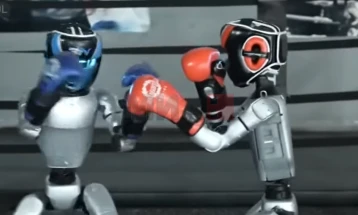 Хуманоидни роботи демонстрираа боречки вештини на пролетниот фестивал во Кина