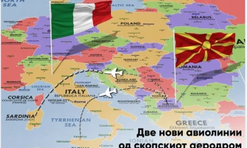 Од јули директни летови од Скопје до Алгеро и Палермо во Италија