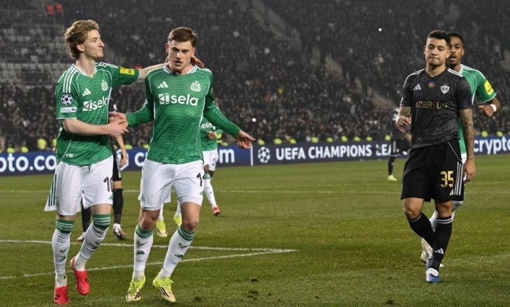 Њукасл пред пласман во осминафиналето од Лигата на шампионите