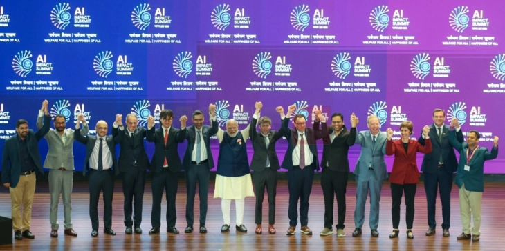 Светските лидери ги истакнаа ризиците и придобивките од ВИ на самитот во Њу Делхи