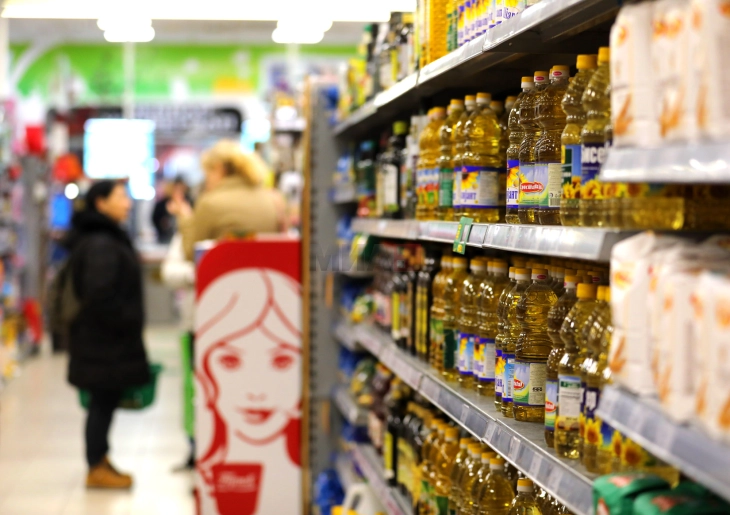 Синдикалната потрошувачка кошничка во февруари зголемена за речиси илјада денари во однос на јануари