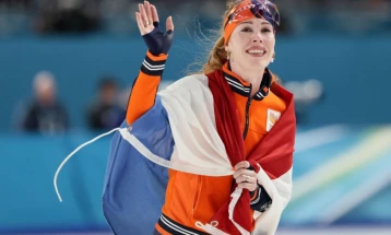 ЗОИ2026: Холанѓанката Де Јонг го освои златото на 1.500 метри