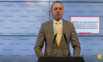 Петрушевски: Време е за одговорност, Груби ќе се соочи со правдата за сторениот милионски криминал