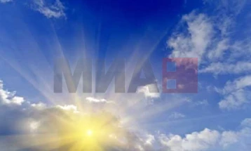 Mot me vranësira të ndryshueshme  me periudha me diell