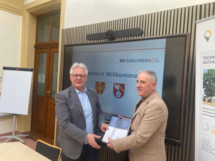 Општина Струга ќе соработува со германската општина Барлебен