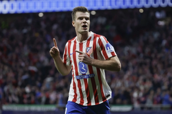 Сорлот прв фудбалер на Атлетико кој постигнал хет-трик во плејофот на Лигата на шампионите