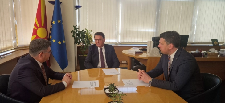 Средба на заменик-министерот Ристески со гувернерот на Народна Банка