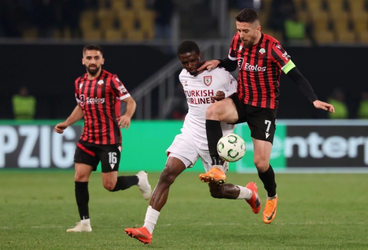 Шкендија со висок пораз на реваншот во Самсун го заврши настапот во Kонференциската лига