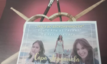 Хуманитарна групна изложба  „Трага во бесконечноста“ во спомен и чест на Сара Јорданова во ЦК „Бели мугри“