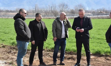 Почна изградбата на ново сообраќајно решение за пренасочување на тешките камиони од Тркање