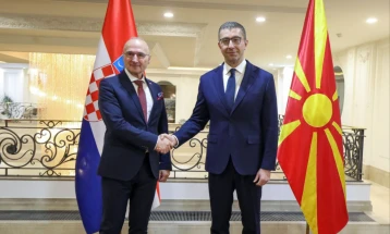 Mickoski, Grlić-Radman discuss bilateral cooperation, economic and political ties