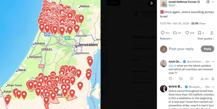 Иран најави „разорен одговор“ на нападите на САД и Израел, сирени во централен Израел