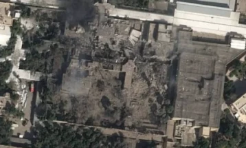 Satellite image said to show Khamenei residence destroyed in strike