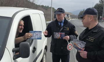 Превентивни активности „Стави појас“ и „Користи зимска опрема“ на СВР - Скопје