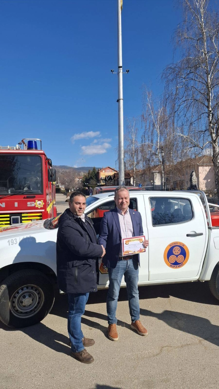 Теренско противпожарно возило донација за ДПД Пехчево