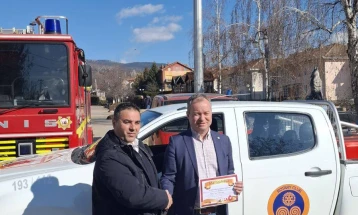 Теренско противпожарно возило донација за ДПД Пехчево