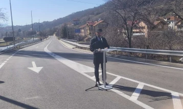 Свечено пуштање во употреба на реконструираната обиколница кај Крива Паланка (во живо)