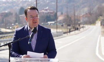 Николоски: Со пуштање на реконструираната обиколница на Крива Паланка, спој со Бугарија, ја завршуваме модернизацијата на источното крило на Коридор 8