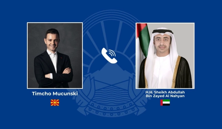 Mucunski expresses strong support to UAE, condemns Iran's attacks