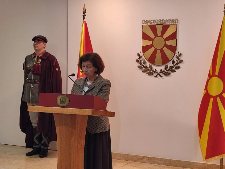 Изјава на претседателката Сиљановска-Давкова по седницата на Советот за безбедност (во живо)