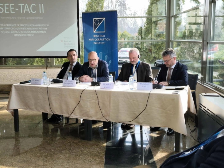 Regional Anti-Corruption Initiative hosts training for police and MoI staff