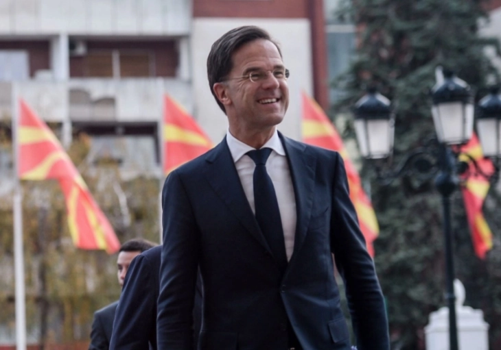 NATO Secretary General Mark Rutte in Skopje visit