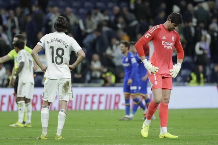Real Madrid stunned at home by Getafe to lose ground in LaLiga race