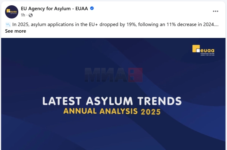 Rënie e kërkesave për azil në BE